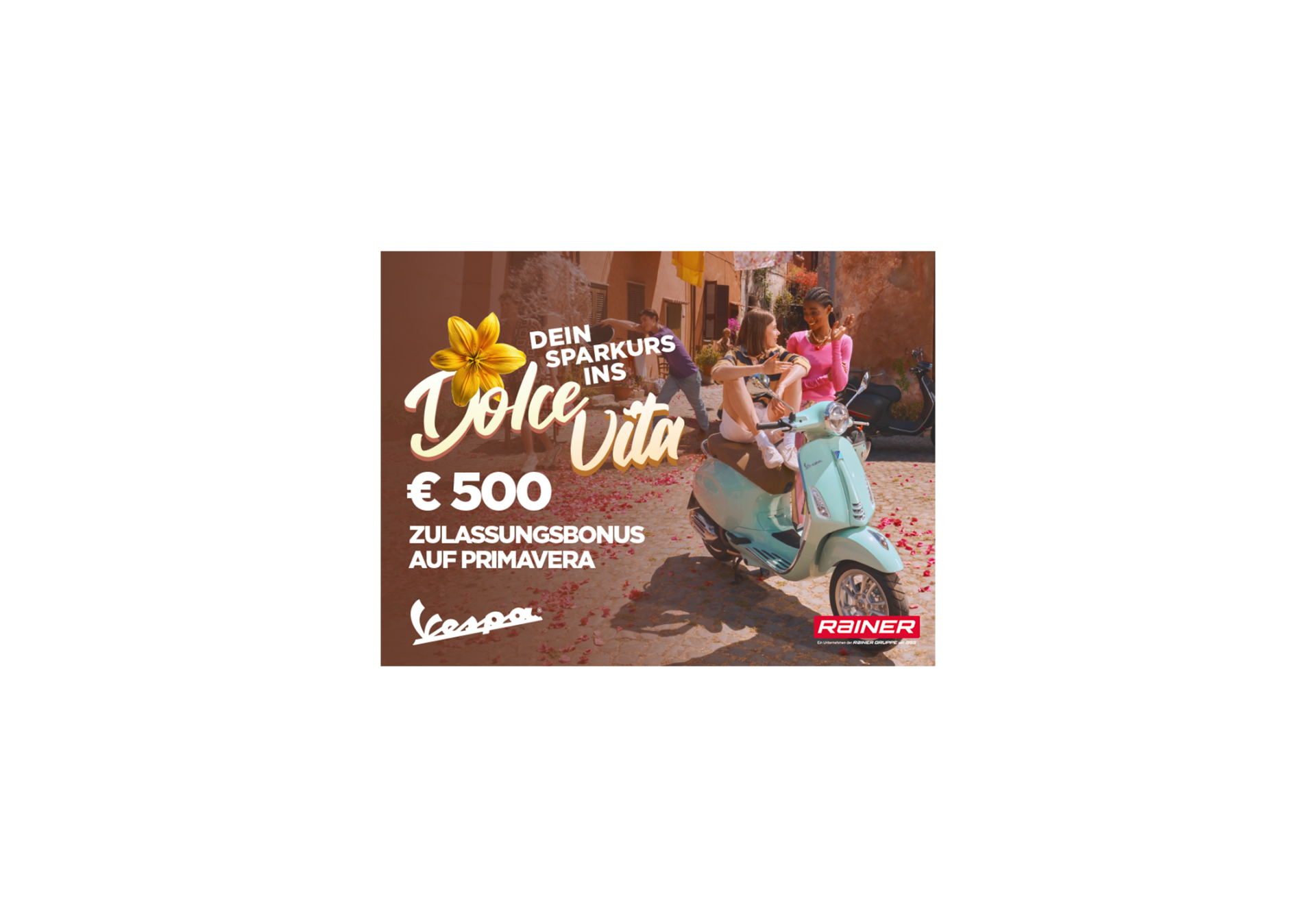 Primavera Zulassungsbonus bei RAINER